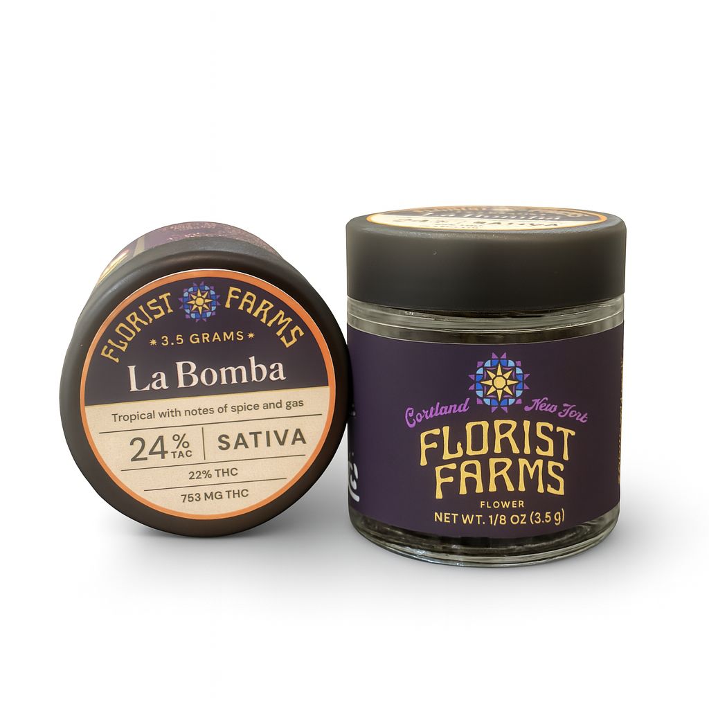Photograph of product: Florist Farms | La Bomba | Whole Flower - 3.5g