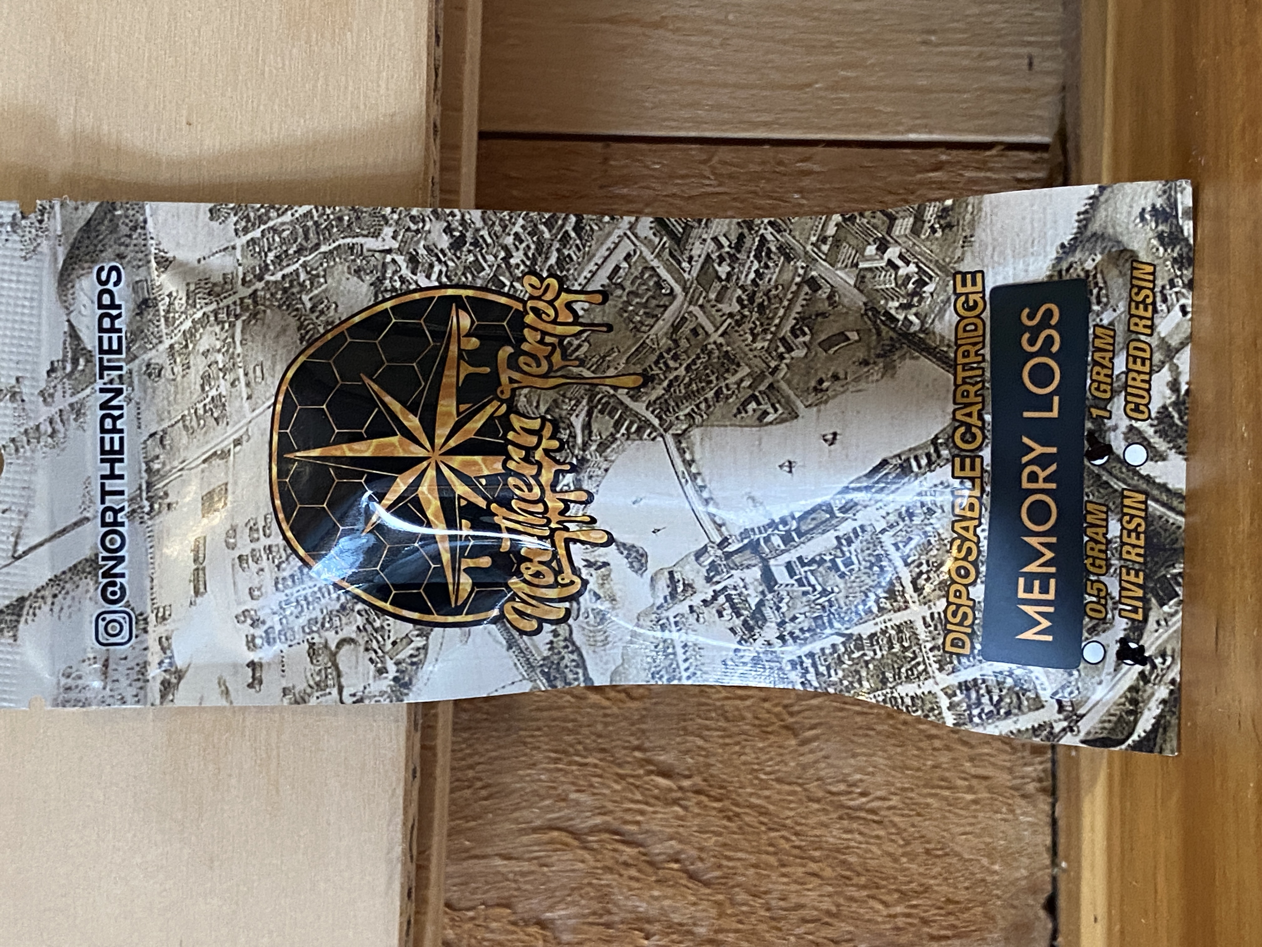 Photograph of product: Northern Terps | Memory Loss | Live Resin Disposable