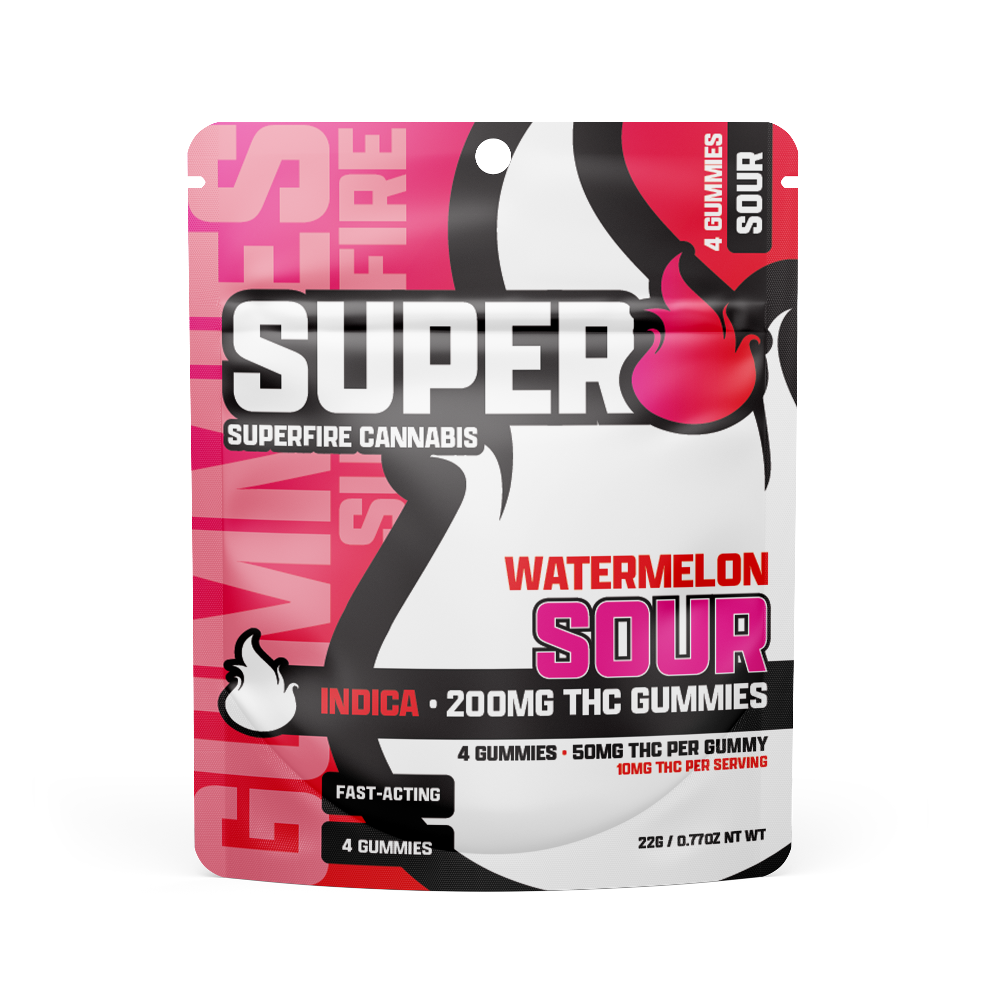 Photograph of product: Anarchy | Blazing Blue Raspberry | 200mg Gummies