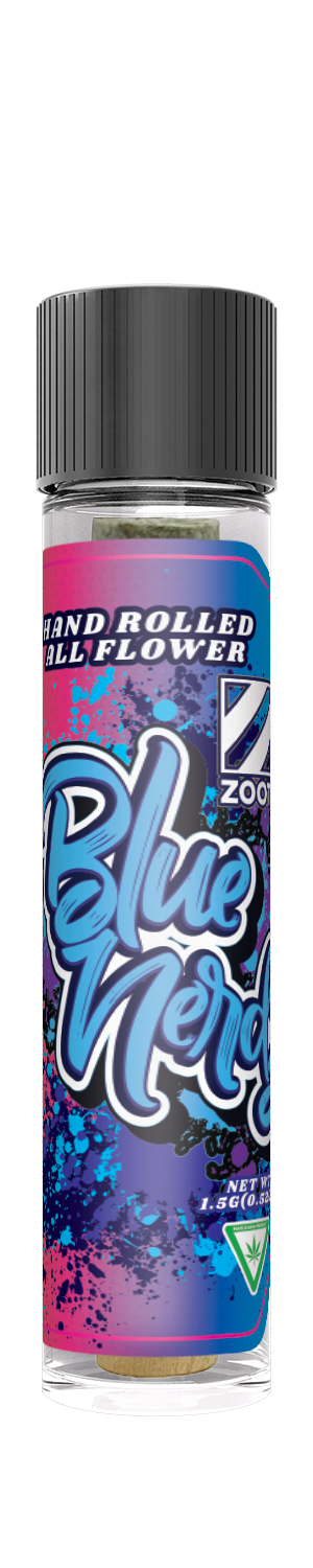 Photograph of product: Zoot 1.5g Hand Rolled Joint | Blue Nerds