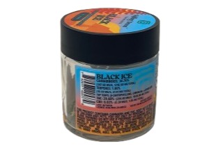 Photograph of product: Rolling Green Oui'd Black Ice Flower Jar - 3.5g