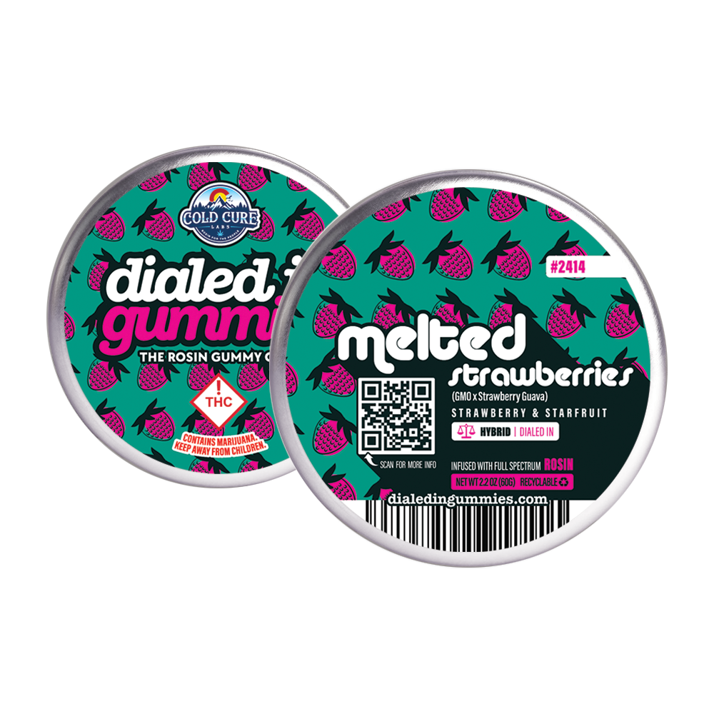 Photograph of product: Dialed-In | Gummies | Melted Strawberries