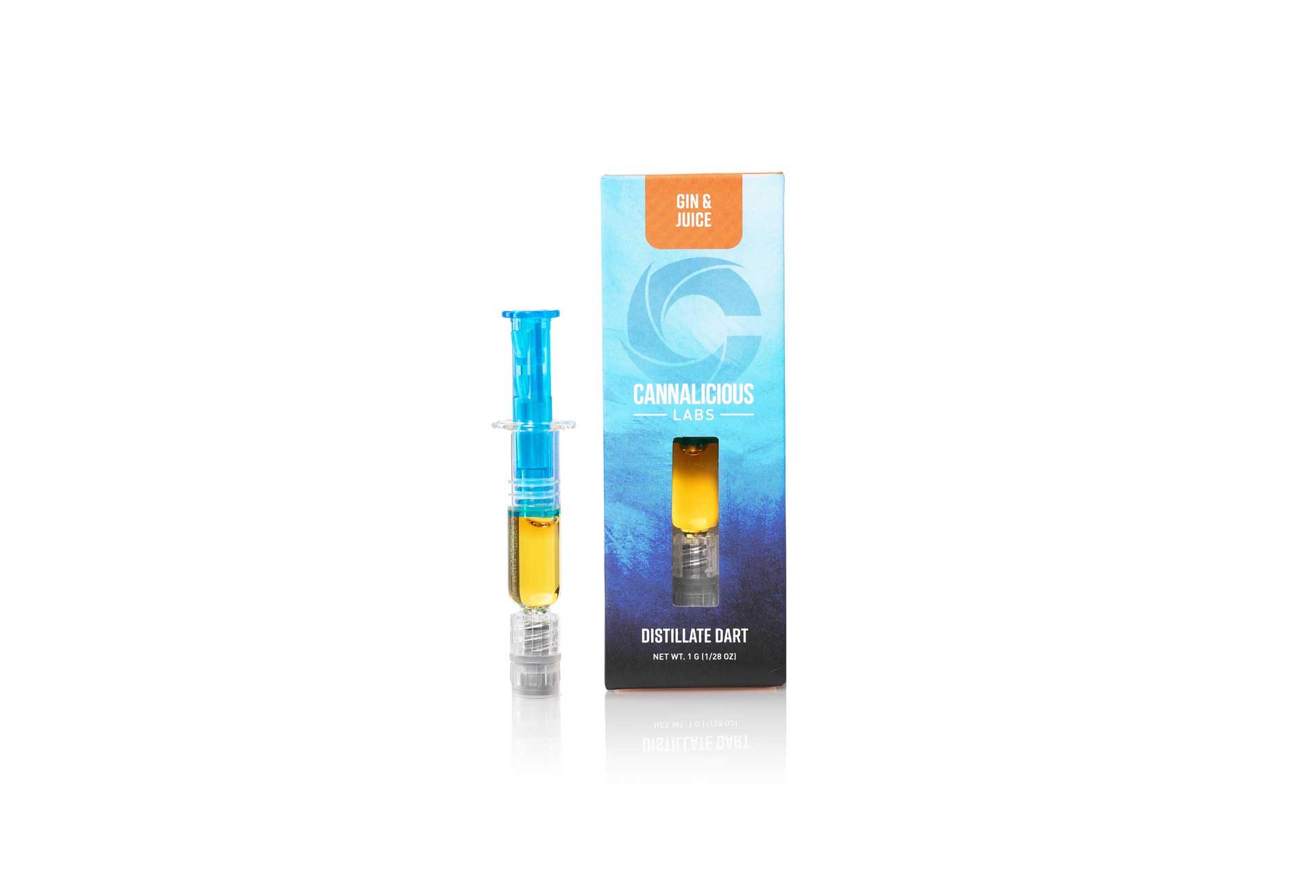 Photograph of product: CANNALICIOUS LABS | Distillate Darts Syringe Gin & Juice