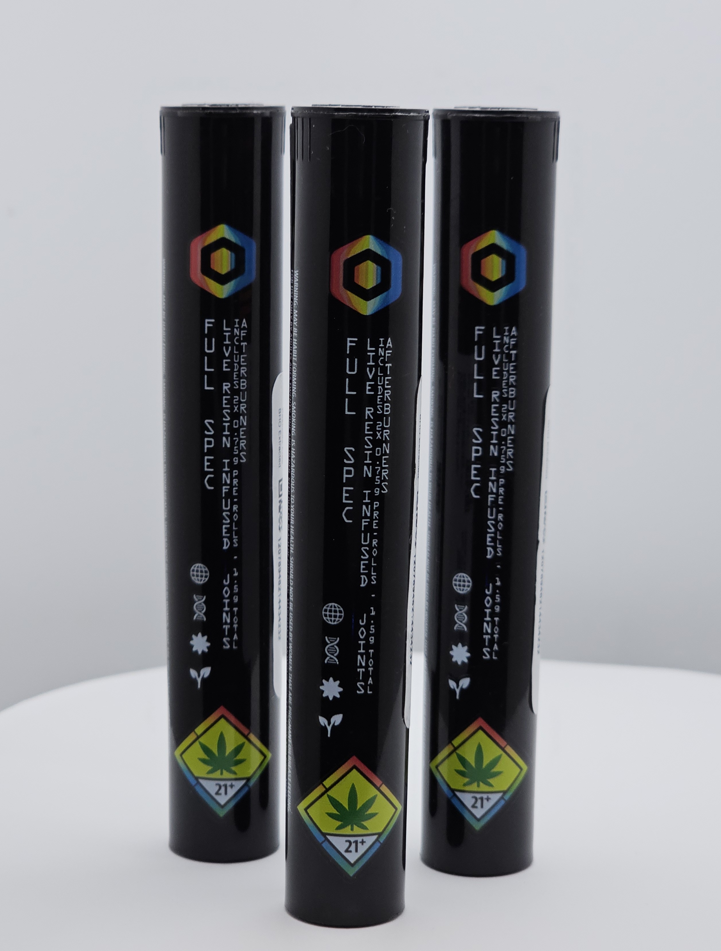 Photograph of Product: Full Spec Afterburner - Black Cherry Punch (IH) - Infused Preroll Pack 2x0.75 - 1.5g