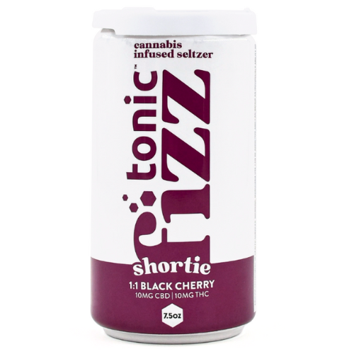 Photograph of product: Tonic Fizz Black Cherry Infused Seltzer 10mg CBD : 10mg TH-oui