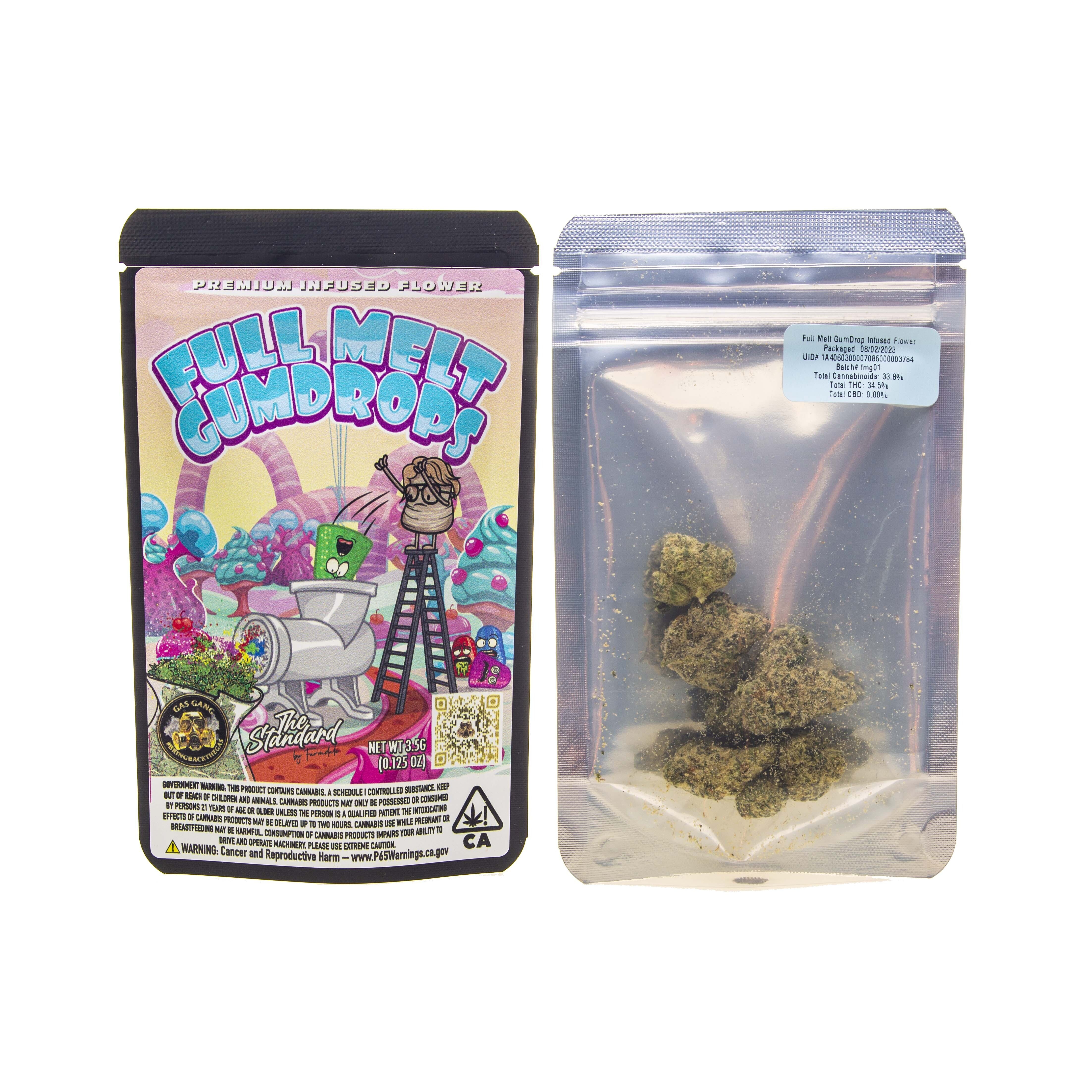 Photograph of product: Gas Gang | Full Melt Gumdrops Infused (3.5g)