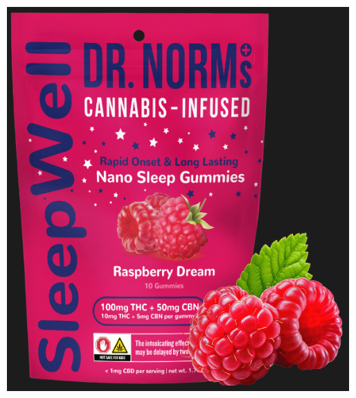 Photograph of product: Raspberry Dream Sleep Gummies(CBN)
