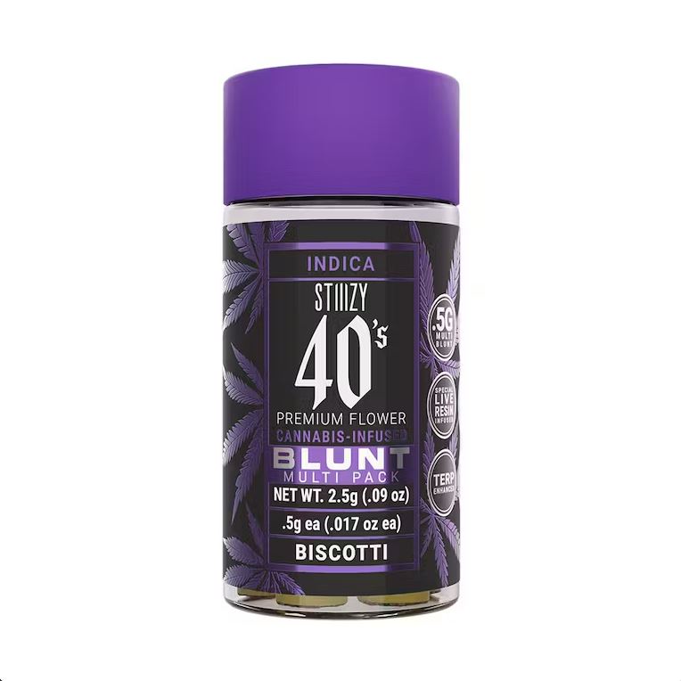 Photograph of product: Biscotti - 40's Mini Blunts 0.5g x 5pk