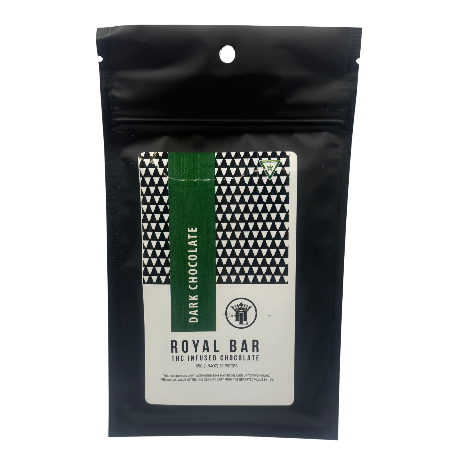 Photograph of product: High Life Farms | 200mg Royal Bar | Dark Chocolate