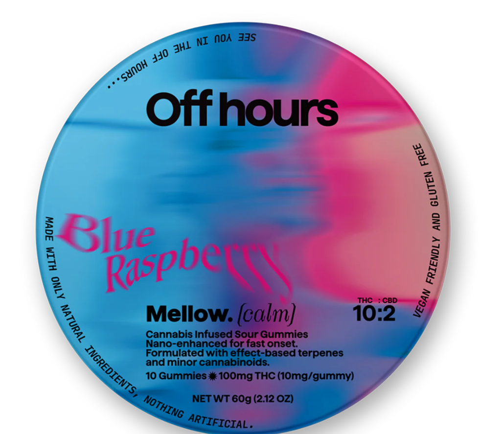 Photograph of product: Off Hours| Mellow (Calm) | Gummies | 100mg