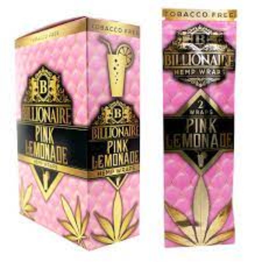 Photograph of product: Billionaire Hemp Wraps Pink Lemonade