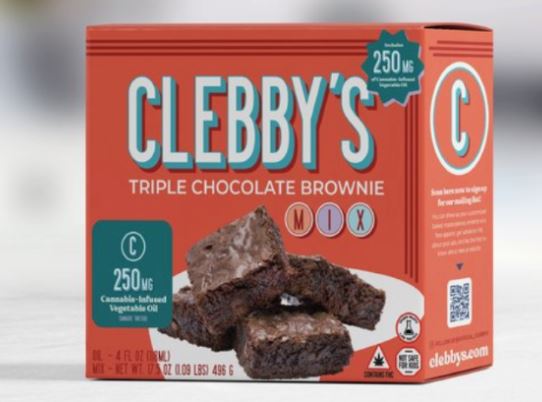 Photograph of product: Triple Chocolate Brownie Baking Mix 500mg