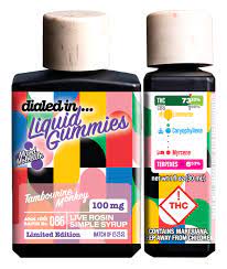 Photograph of product: Dialed In - Liquid Gummies - Rainbow Road (S) - 100mg