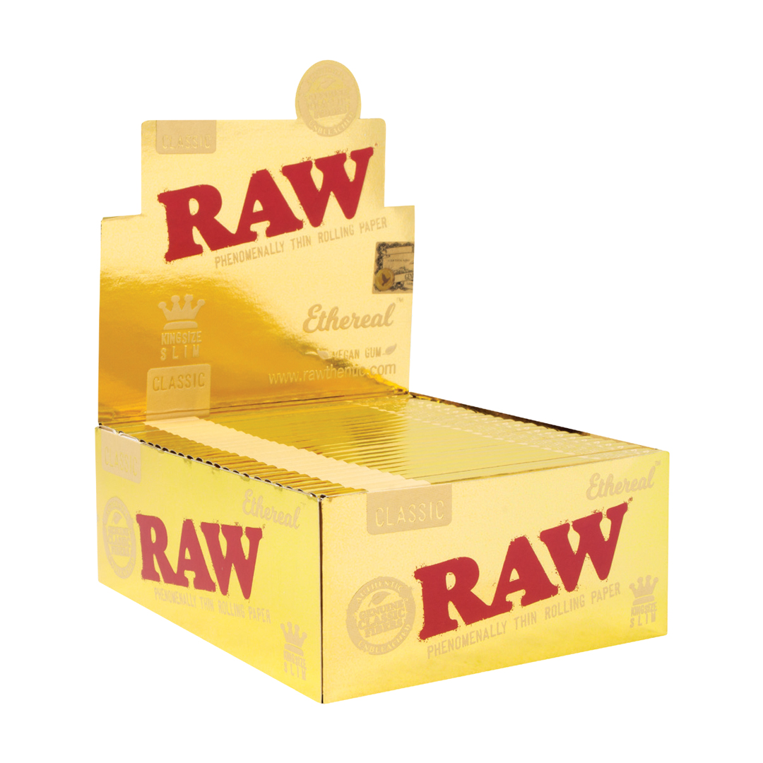 Photograph of product: RAW Ethereal Rolling Papers  King Size WIDE