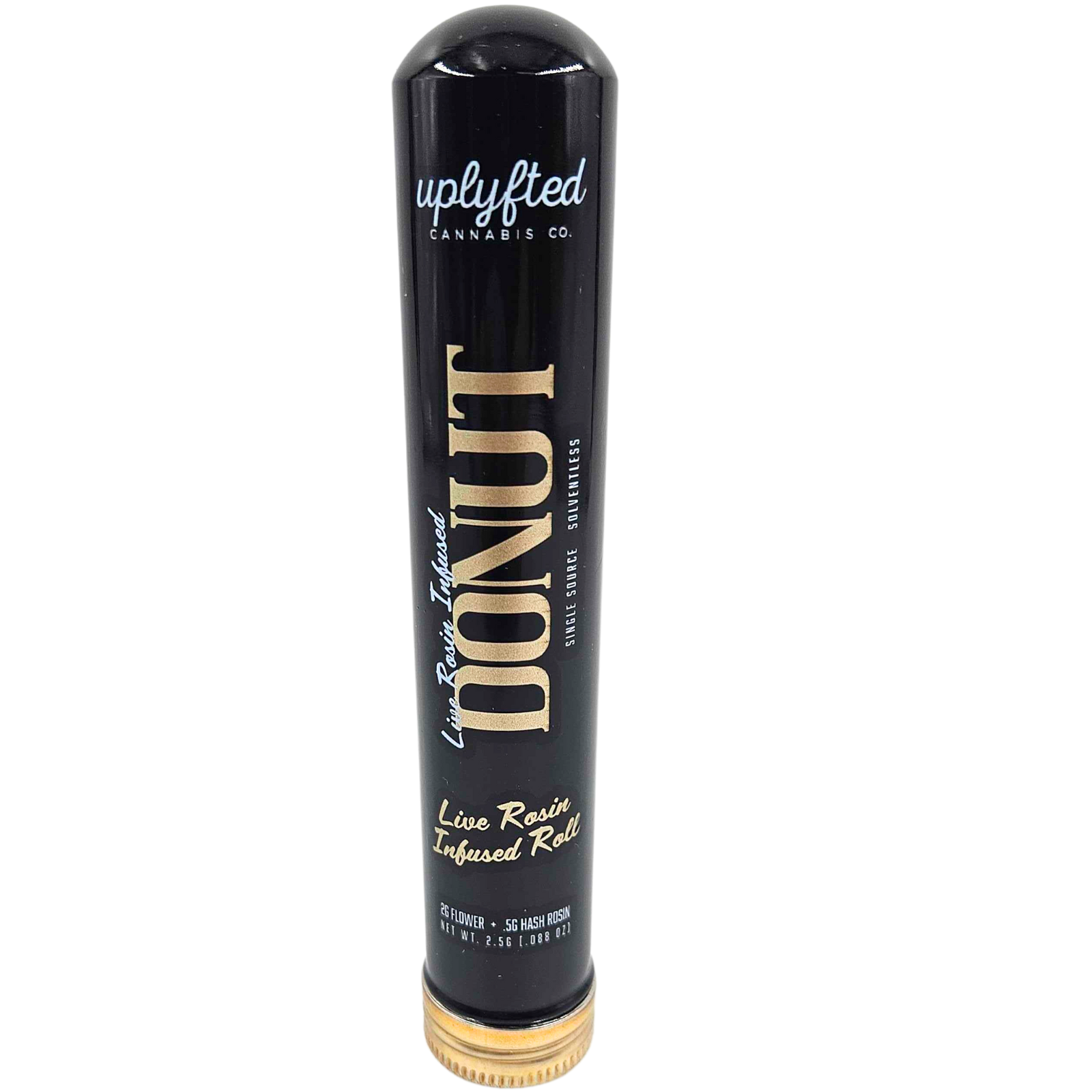 Photograph of product: UPLYFTED | ICC | Infused Preroll | Donut | Grape Gas x Greazy Runtz