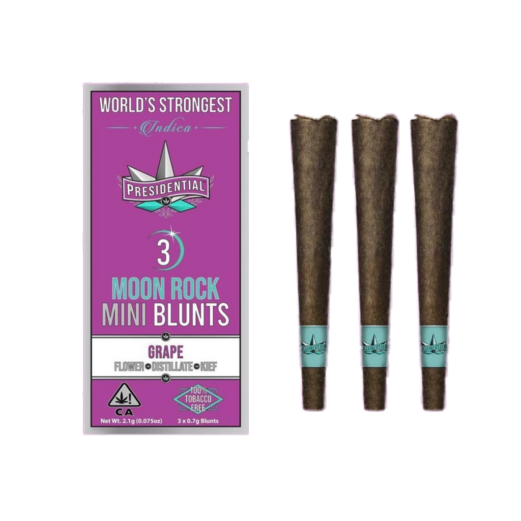 Photograph of product: Presidential - Grape (Oui'd) 3pk Moon Rock Blunt 2.1g