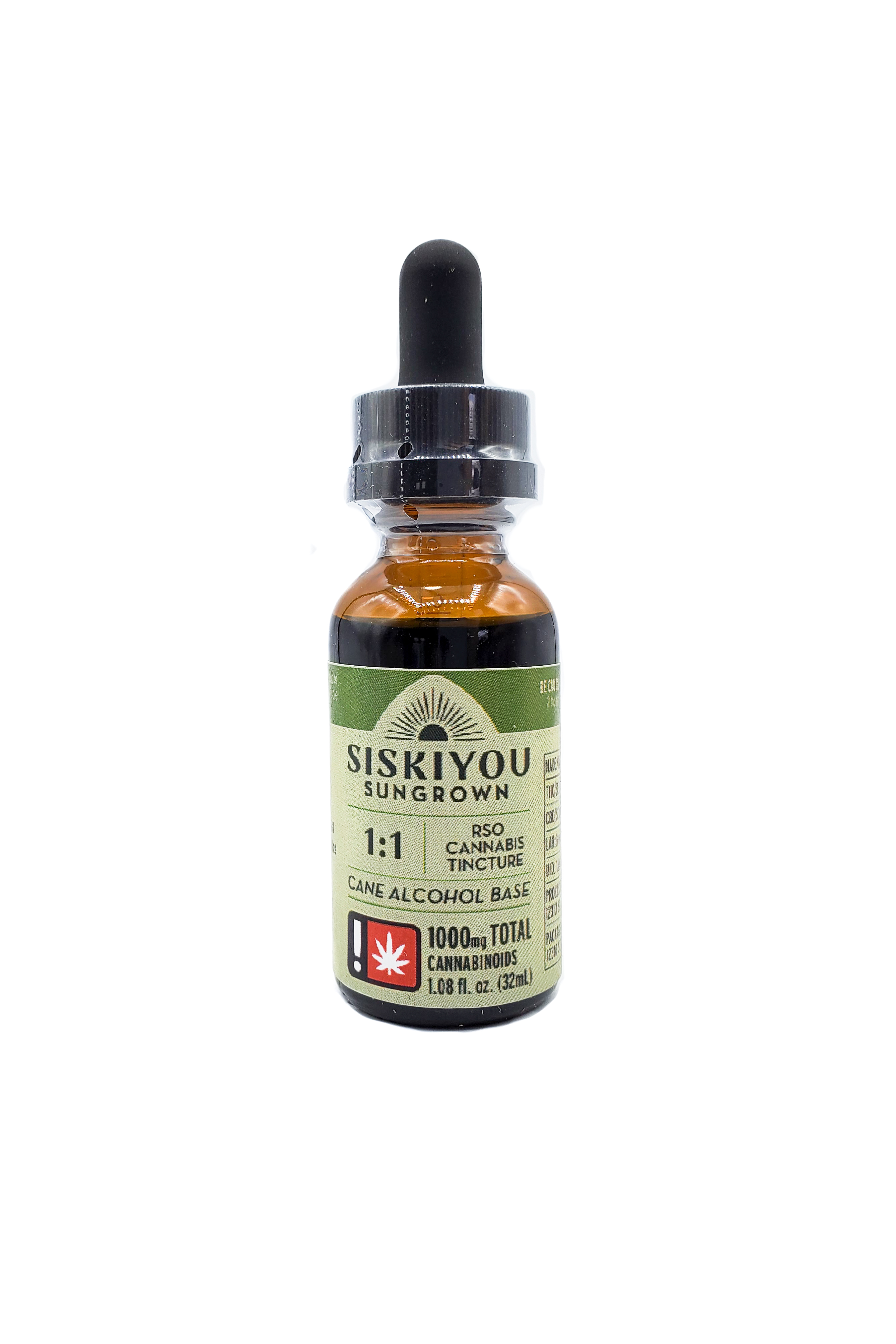 Photograph of product: Siskiyou Sungrown | Tincture (Alcohol) | 1:1 | 1.08oz