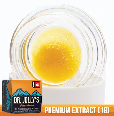 Photograph of product: Dr. Jolly's 1g BLUE DREAM Premium Extract