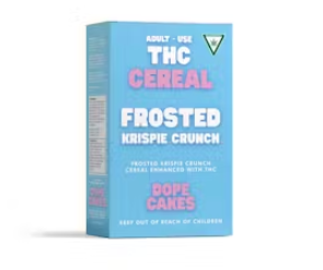 Photograph of Product: Dope Cakes - Frosted Crunch THC Cereal