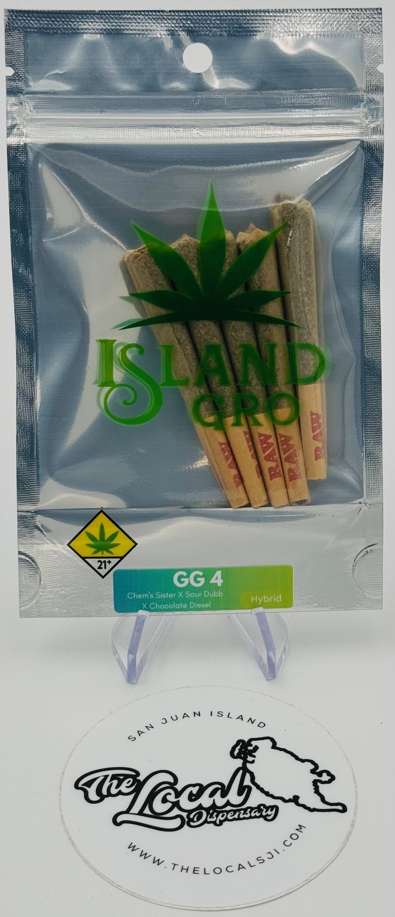 Photograph of product: GG#4 Pre-Rolls 5pk