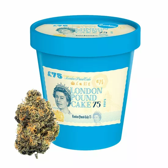 Photograph of product: Cookies: London Pound Cake | 3.5G
