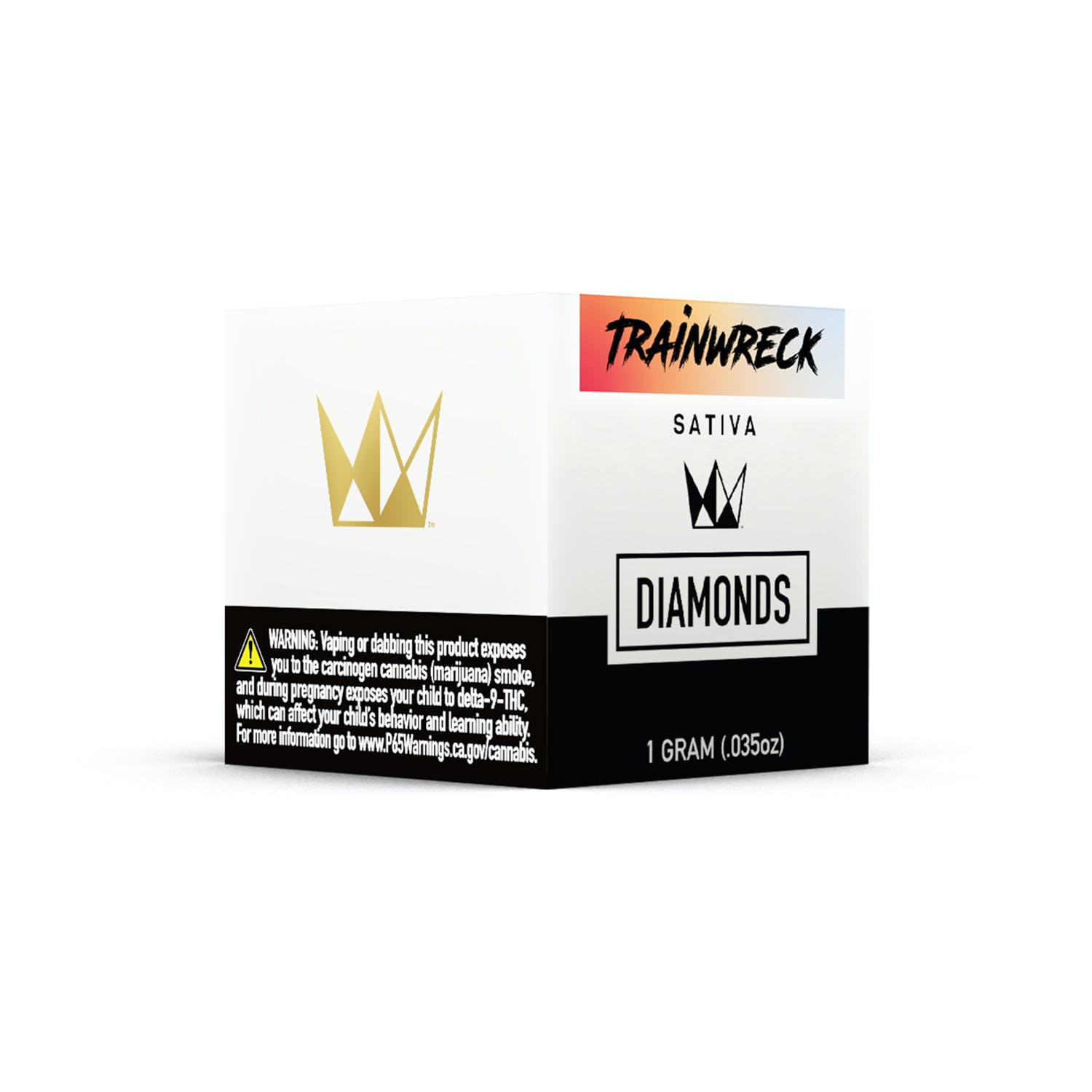 Photograph of product: West Coast Cure - Trainwreck (Sativa) Live Resin Diamonds