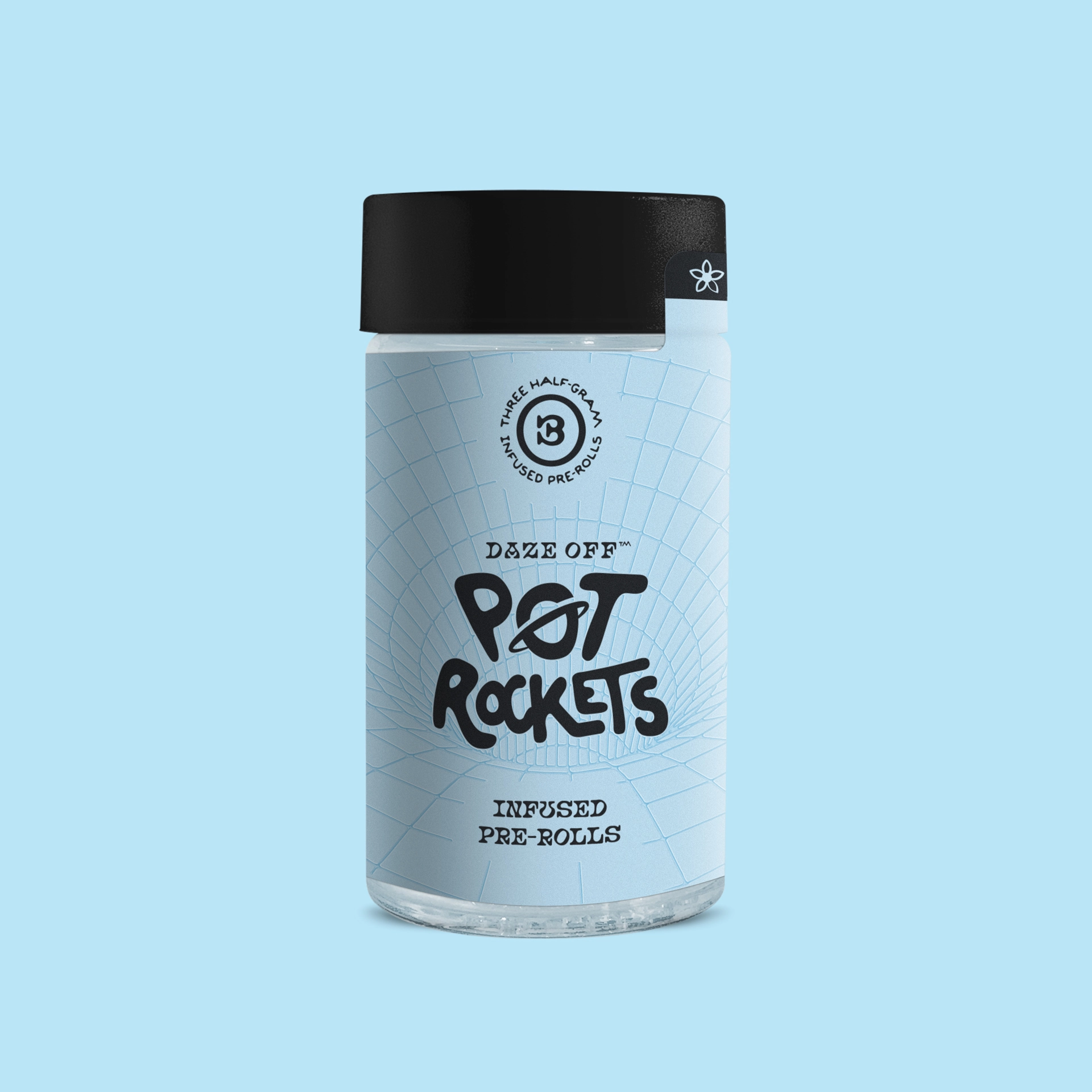 Photograph of product: Daze Off | Boarding Pass Pot Rockets 3pk | 1.5g