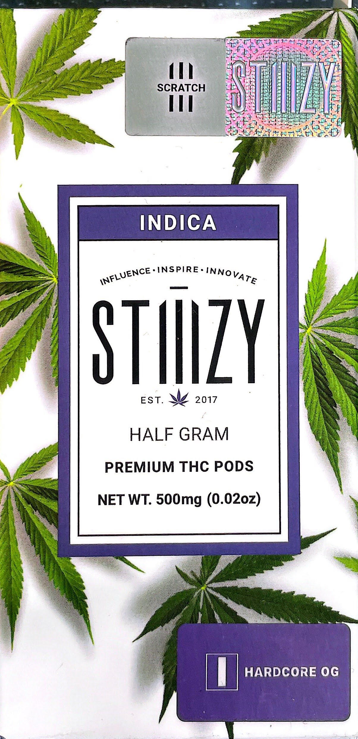 Photograph of product: Hardcore OG | 0.5G Pod