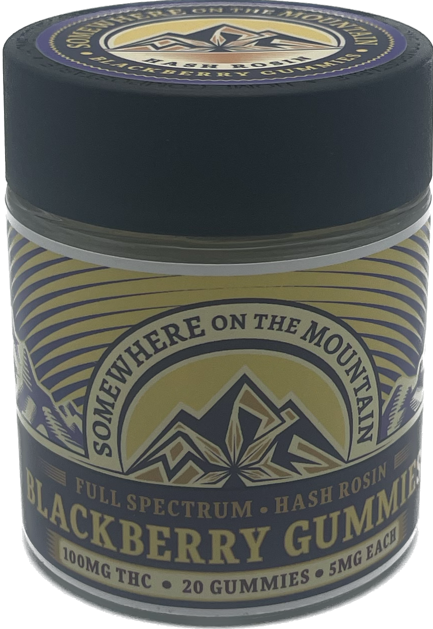 Photograph of product: Somewhere on the Mountain Lemonade au chocolat Rosin Gummies 100mg TH-oui