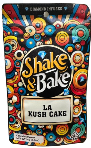 Photograph of Product: LA Kush Cake [H] - Diamond Infused Shake - 14g