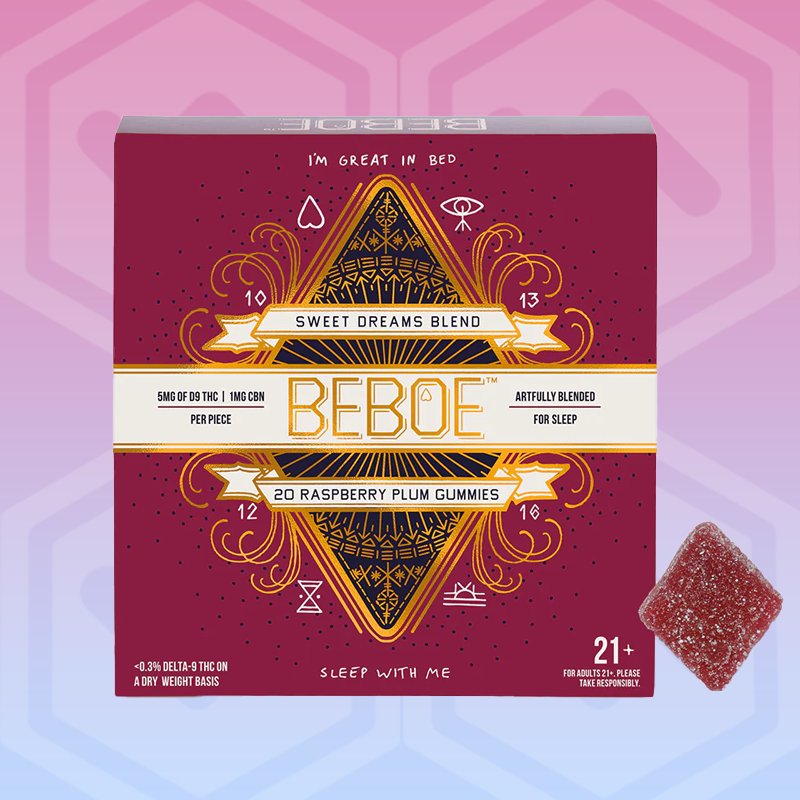 Photograph of product: Raspberry Plum 5:1 TH-oui/CBN 20pk
