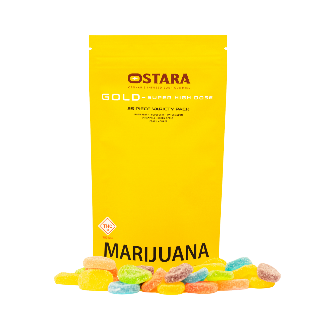 Photograph of product: Gold Super High Dose Gummies | 750mg