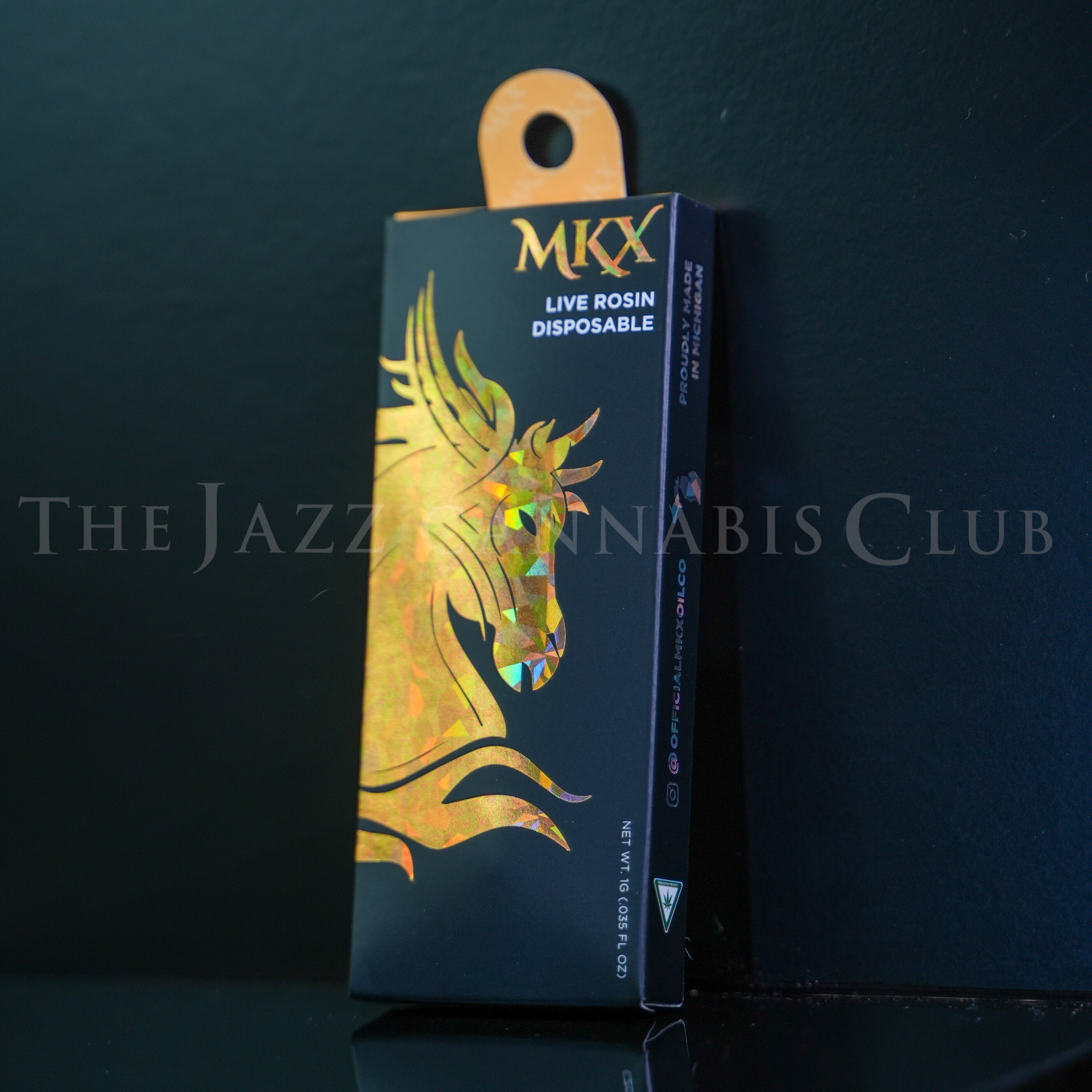 Photograph of product: MKX - Biscotti Live Rosin Disposable Vape
