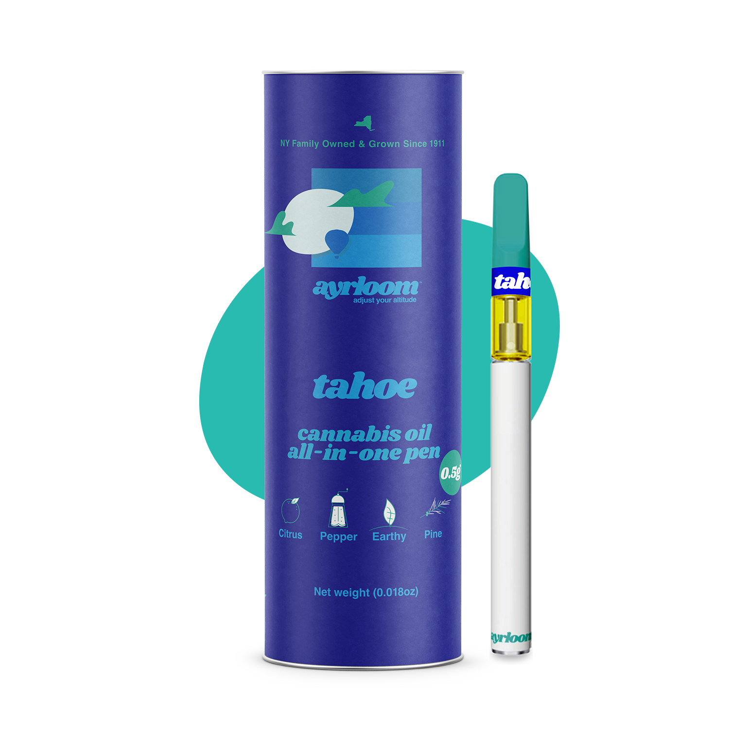 Photograph of product: Ayrloom - Tahoe - AIO Vape Pen