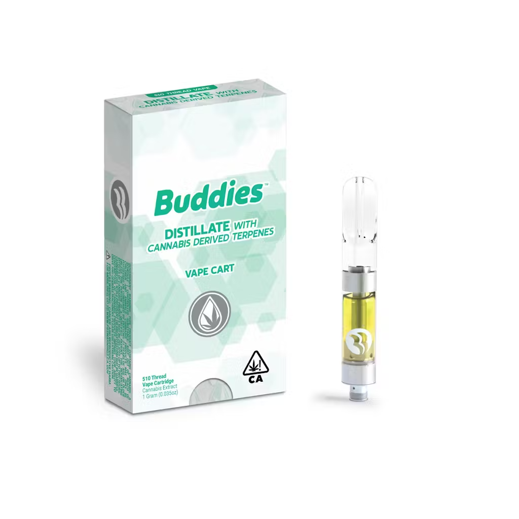 Photograph of product: Buddies - Banana Bread - Oui'd Derived Terpenes - Cartridge