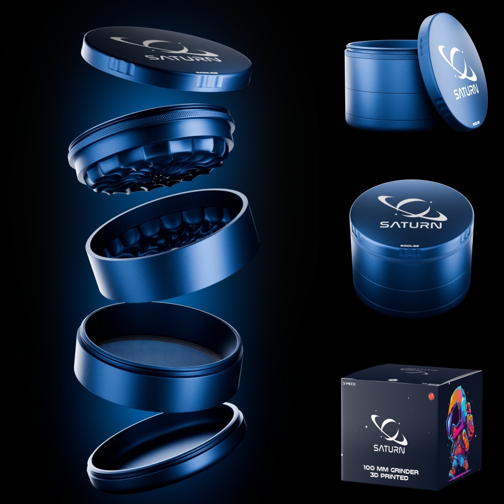 Photograph of product: Saturn Grinder | 100MM | Sapphire