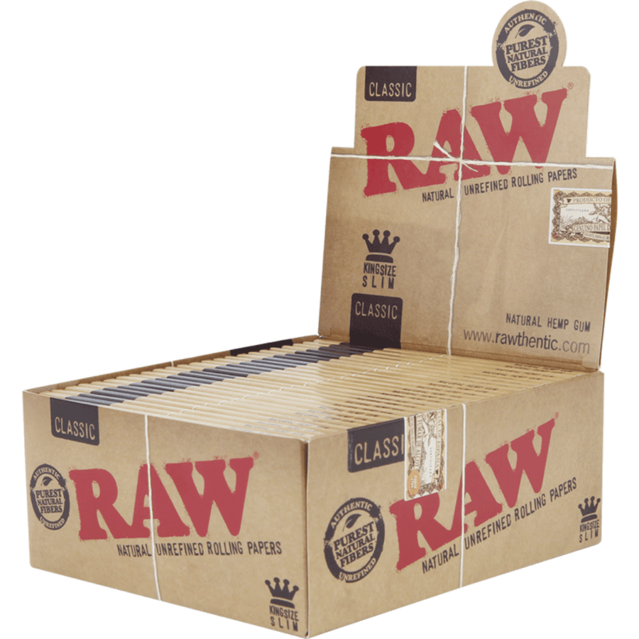 Photograph of product: RAW Rolling Papers Slim -Classic King 1 1/4