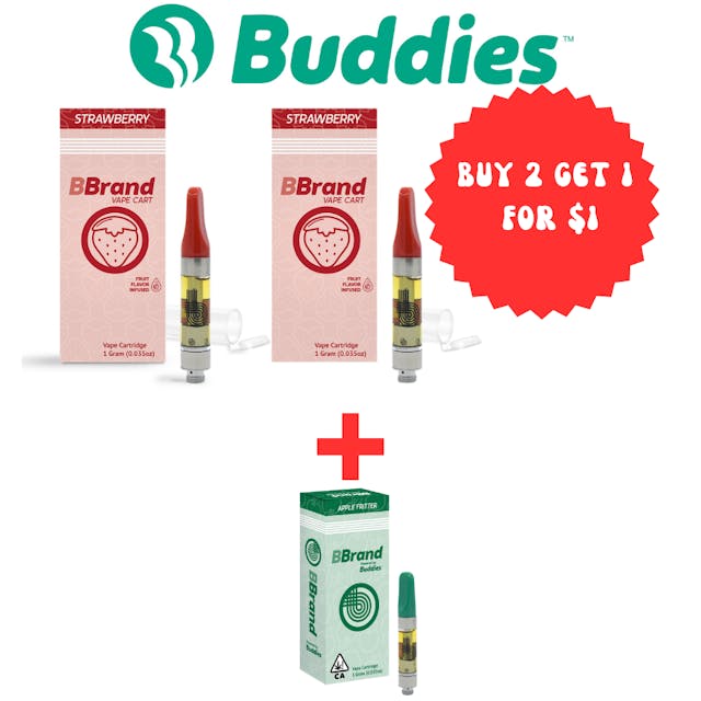 Photograph of product: Strawberry Cough 1g Vape - 