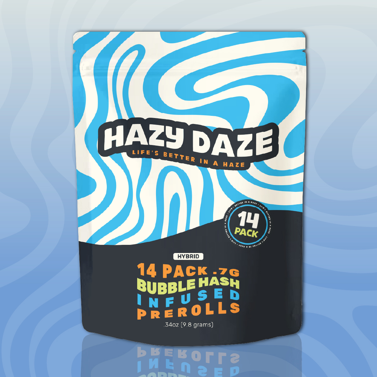 Photograph of product: Frosted Truffle Pie Infused Preroll 14pack by Hazy Daze
