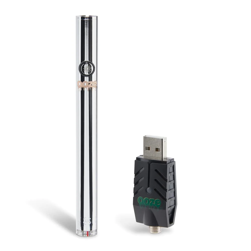 Photograph of product: OOZE | TWIST SLIM ADJUSTABLE 510 PEN - CHROME