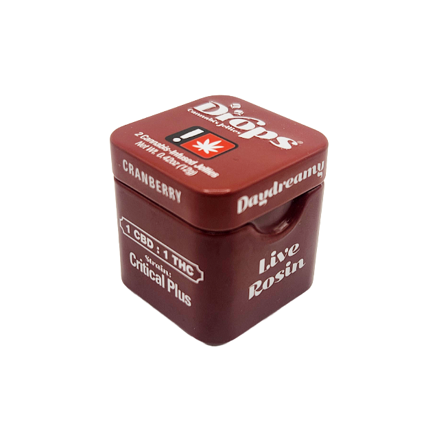 Photograph of product: Drops- 100mg Cranberry 1:1 Single