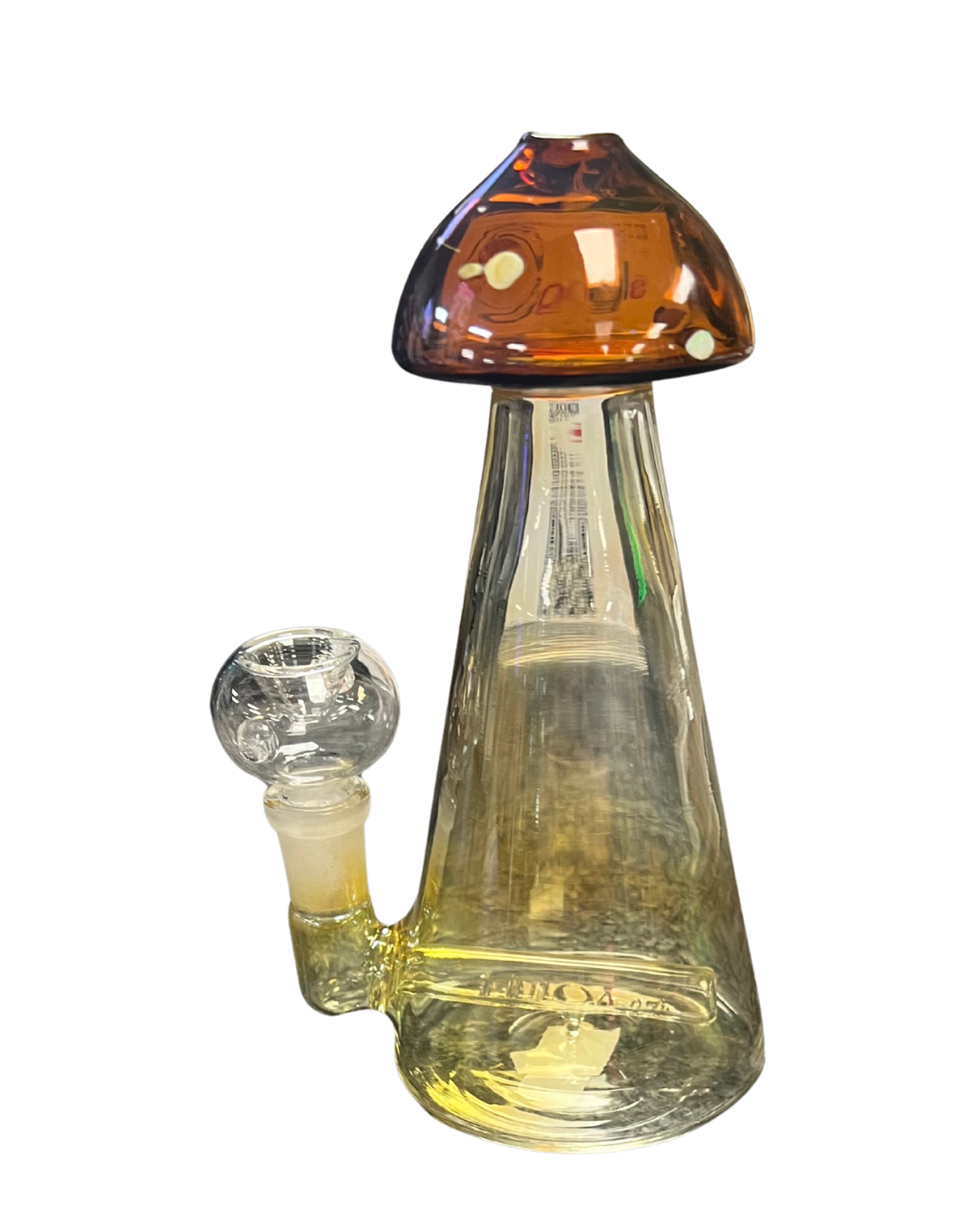 Photograph of product: 6" Mushroom Glass Beaker