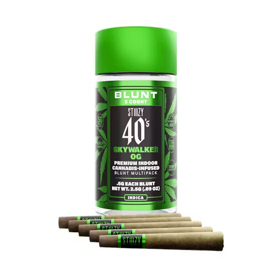 Photograph of product: Stiiizy 40's Skywalker OG (I) Infused Blunts 5pk