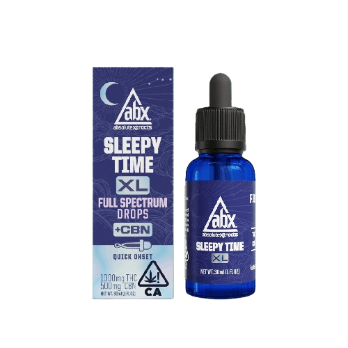 Photograph of product: ABX / absoluteXtracts | Sleepy Time Solventless + CBN Sublingual Drops (30ml) | 1000mg TH-oui/500mg CBN