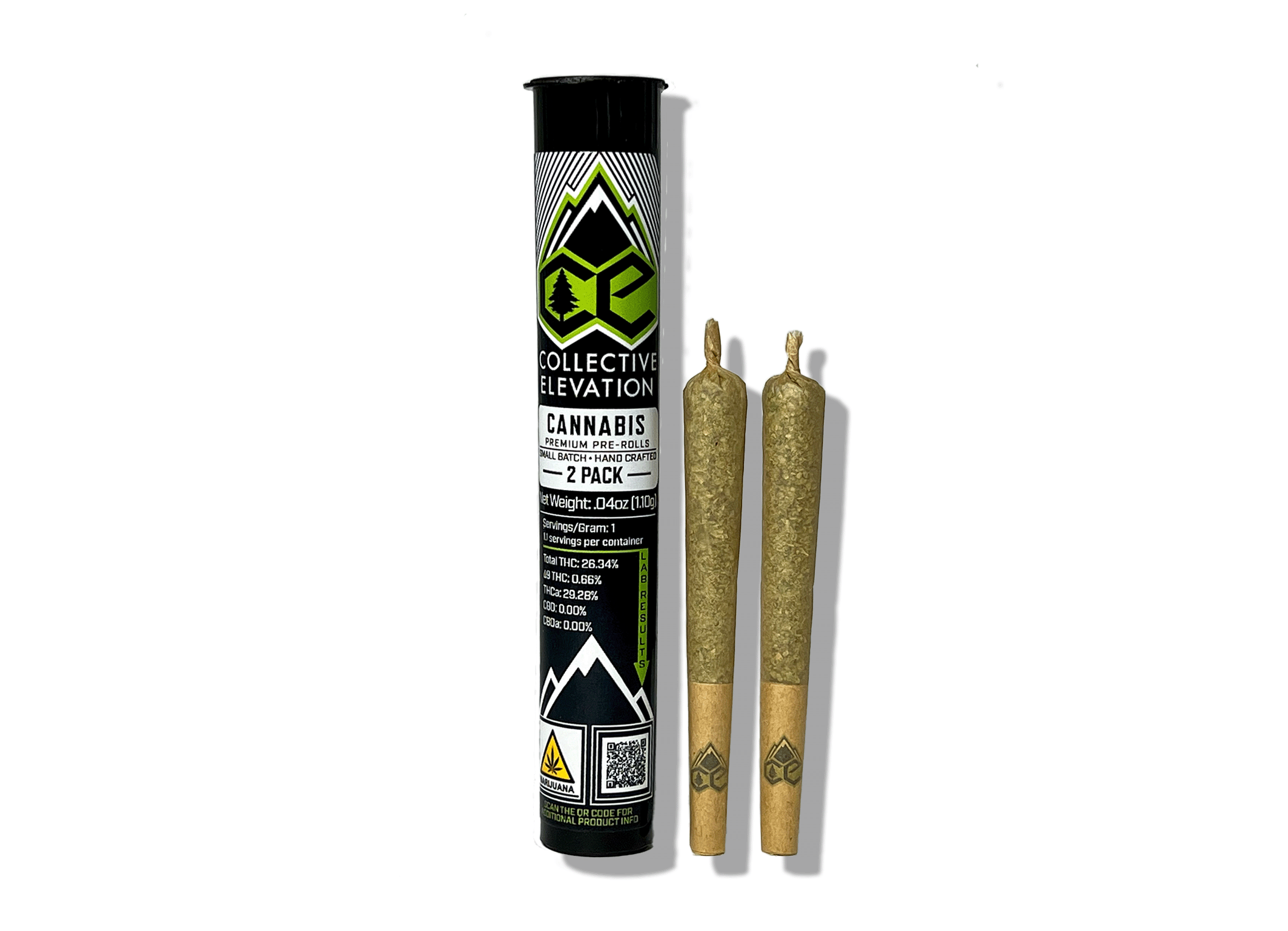 Photograph of product: Prerolls (2 Pack) | Glitter Bomb