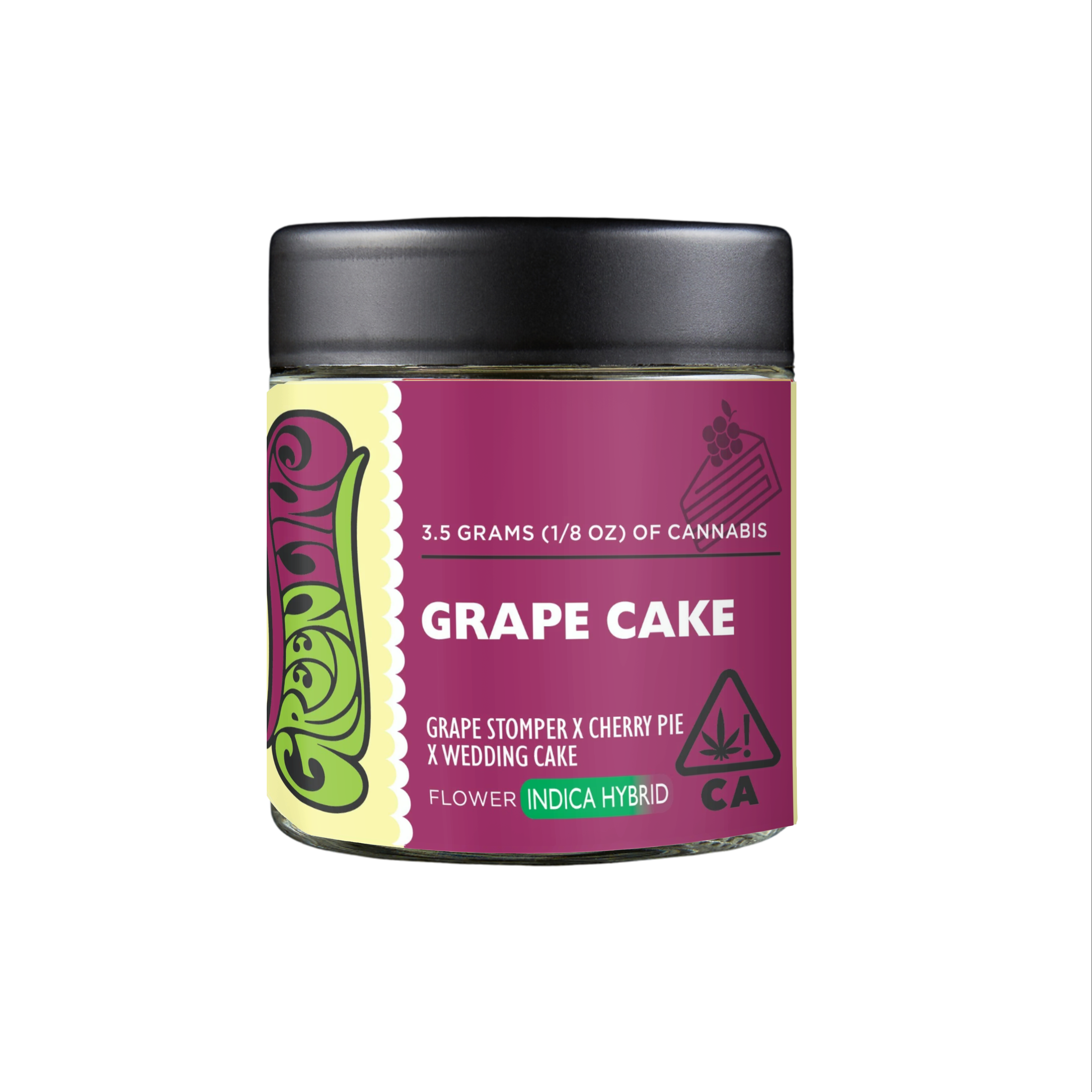 Photograph of product: Greenline | Grape Cake - 3.5g