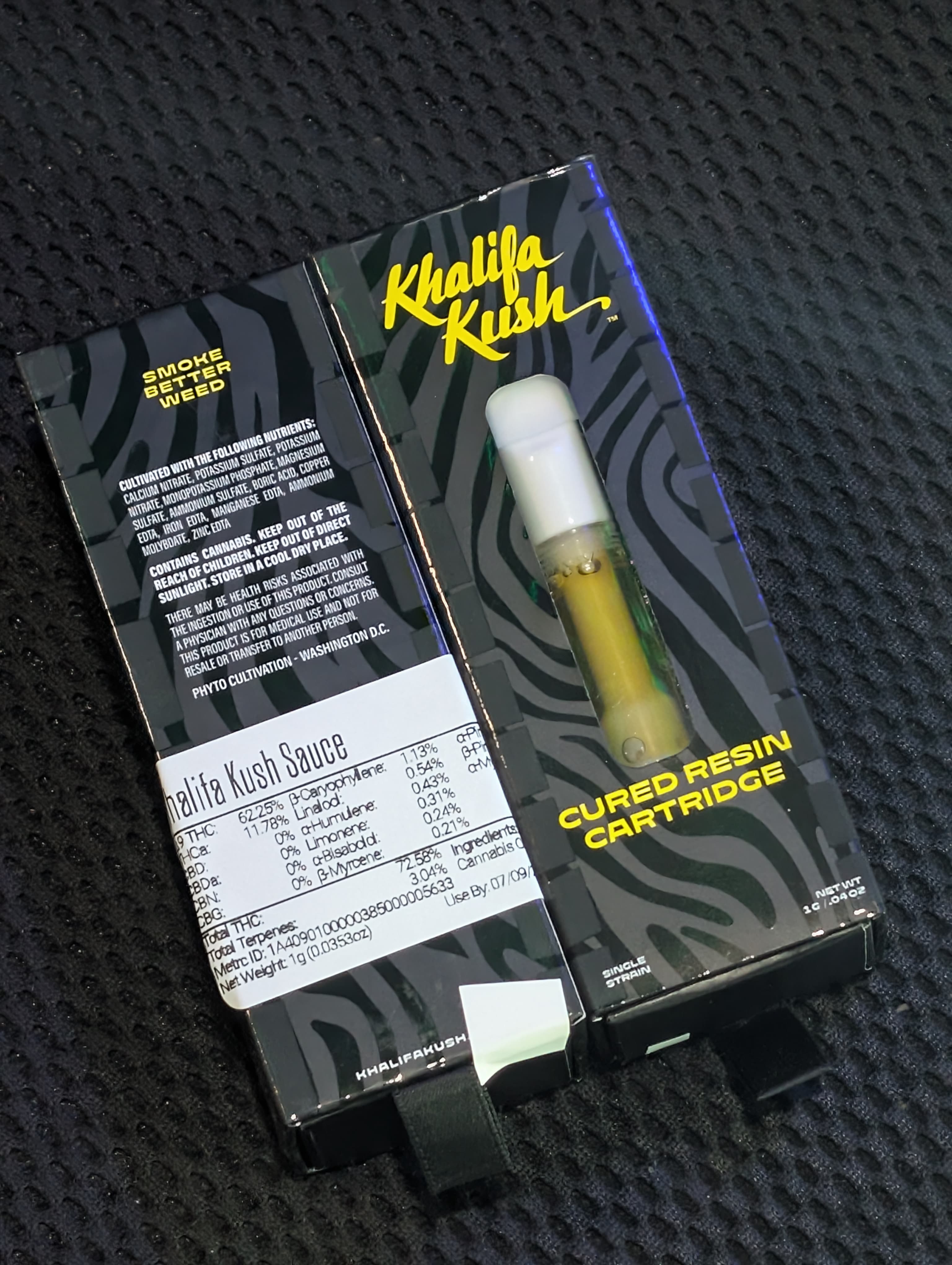 Photograph of product: Khalifa Kush - Souce - Vape