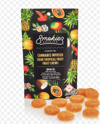 Photograph of product: Sour Tropical Fruit | 10 x 10mg