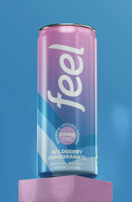 Photograph of product: Feel Wildberry Pomegranate Seltzer 10mg