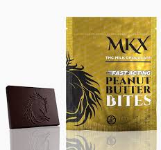 Photograph of product: MKX | Milk Chocolate Peanut Butter | 200mg | Chocolate Bites